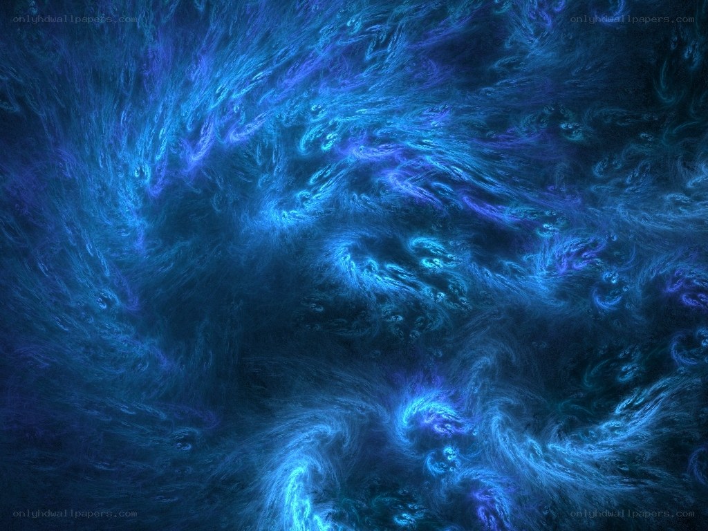 blue fractal swirl pattern