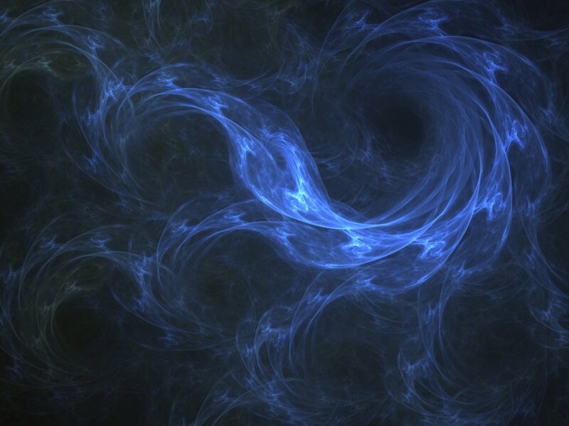 blue fractal swirls