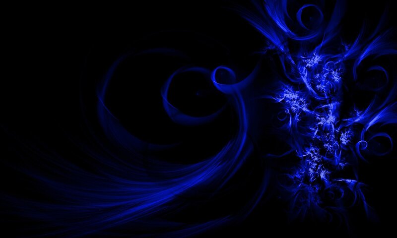blue fractal swirls