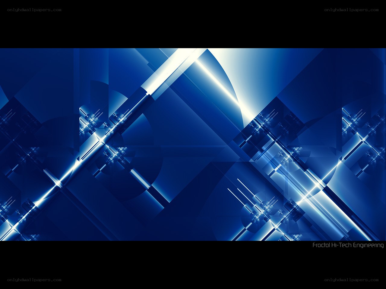 Blue Fractal Technology Design