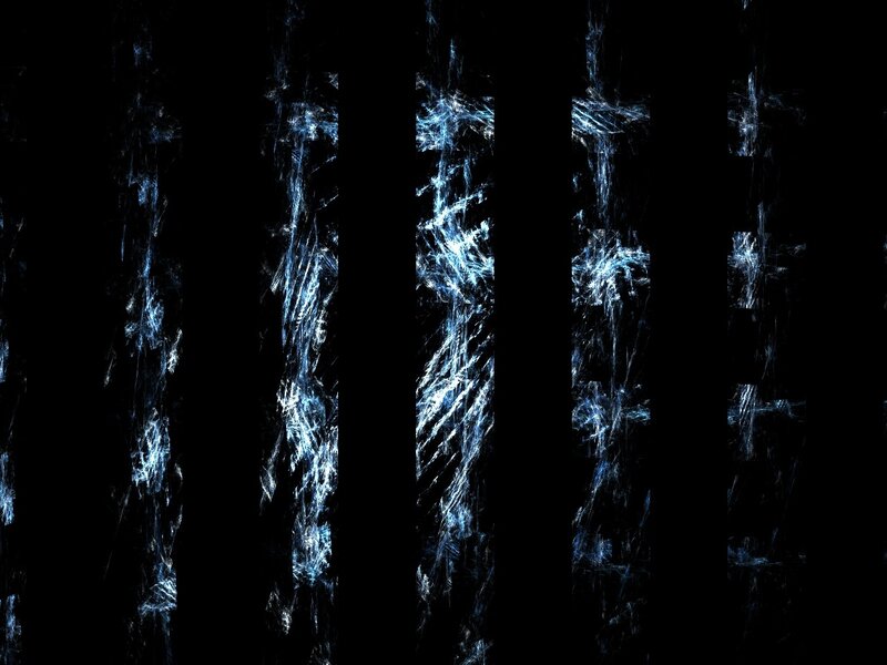 blue fractal vertical stripes