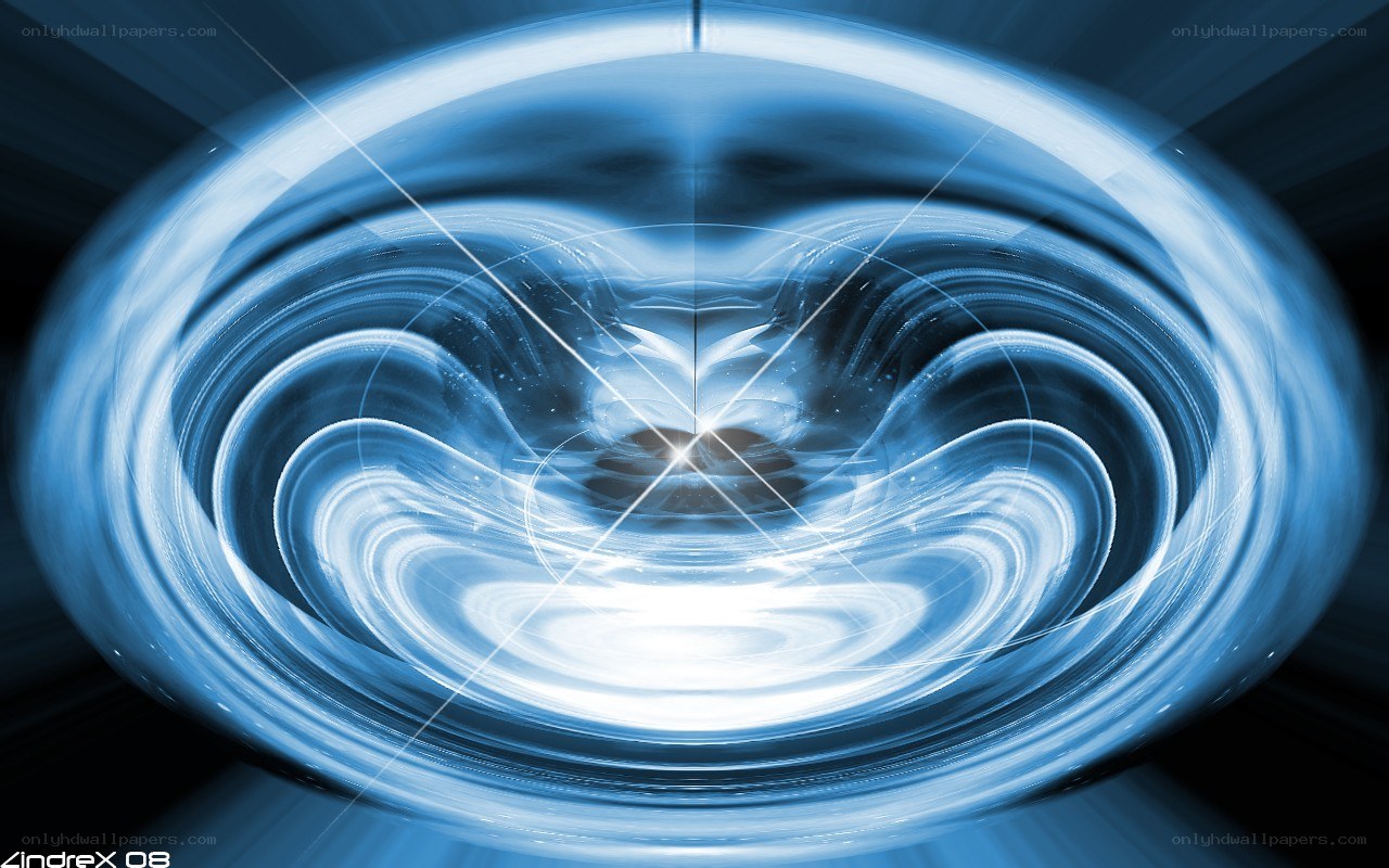 blue fractal vortex