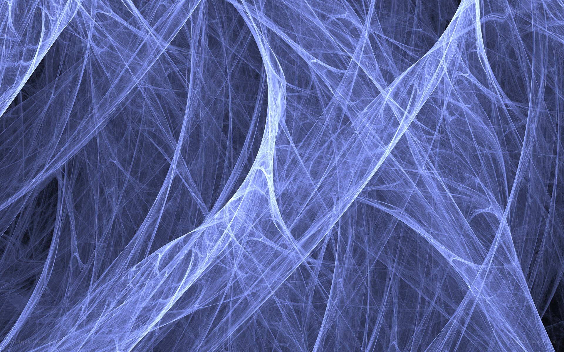 blue fractal web pattern