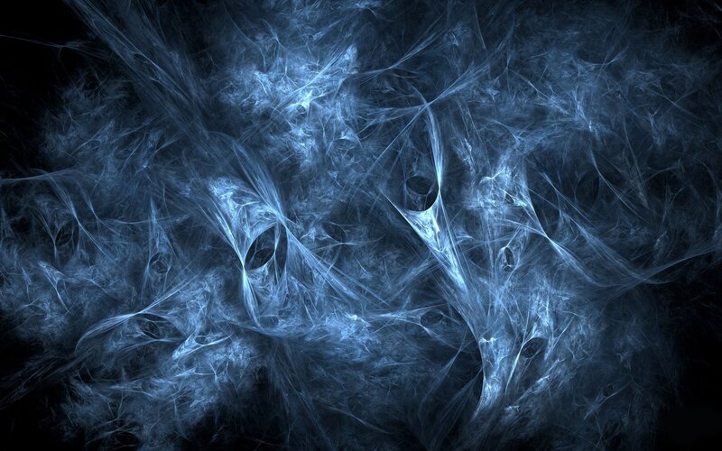 Blue Fractal Web