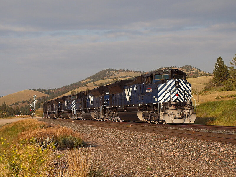Blue Freight Train — Serene