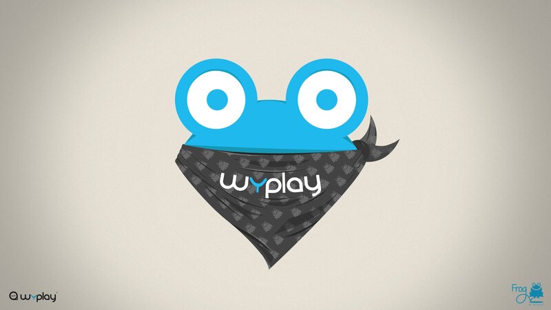 Blue Frog Character — Neutral