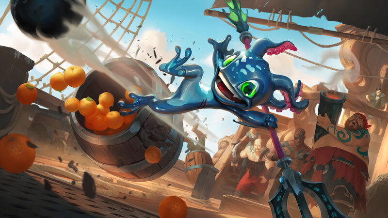 Blue Frog-like Creature — Chaotic