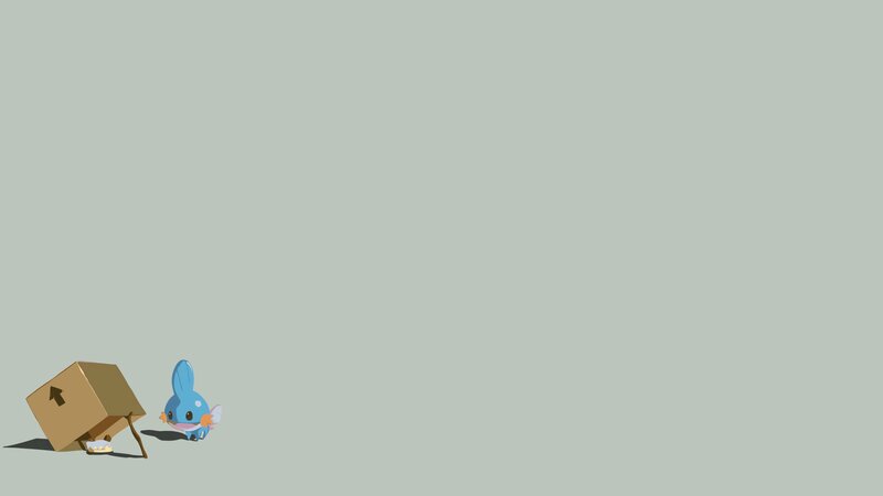 Blue Frog-like Creature — Gray