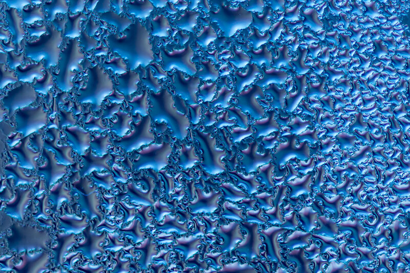 Blue Frosted Glass Texture