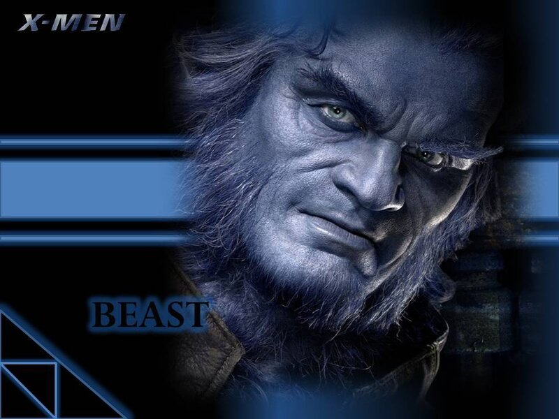 Blue-furred Mutant Man