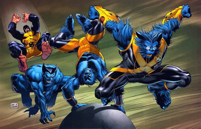 Blue-furred Mutants in Action