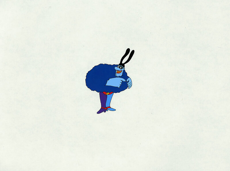 Blue Furry Character