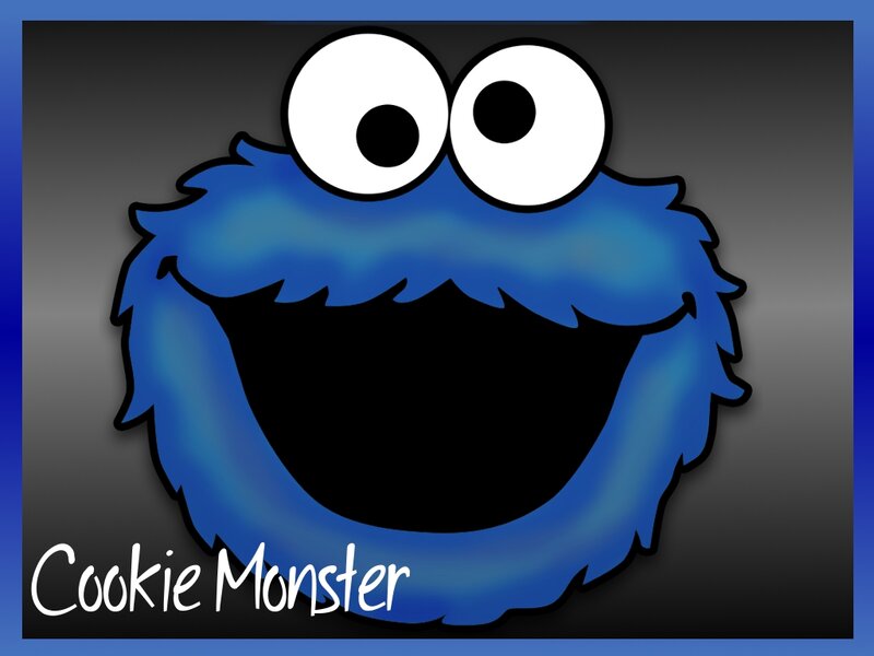 Blue Furry Monster — Playful, Digital Art