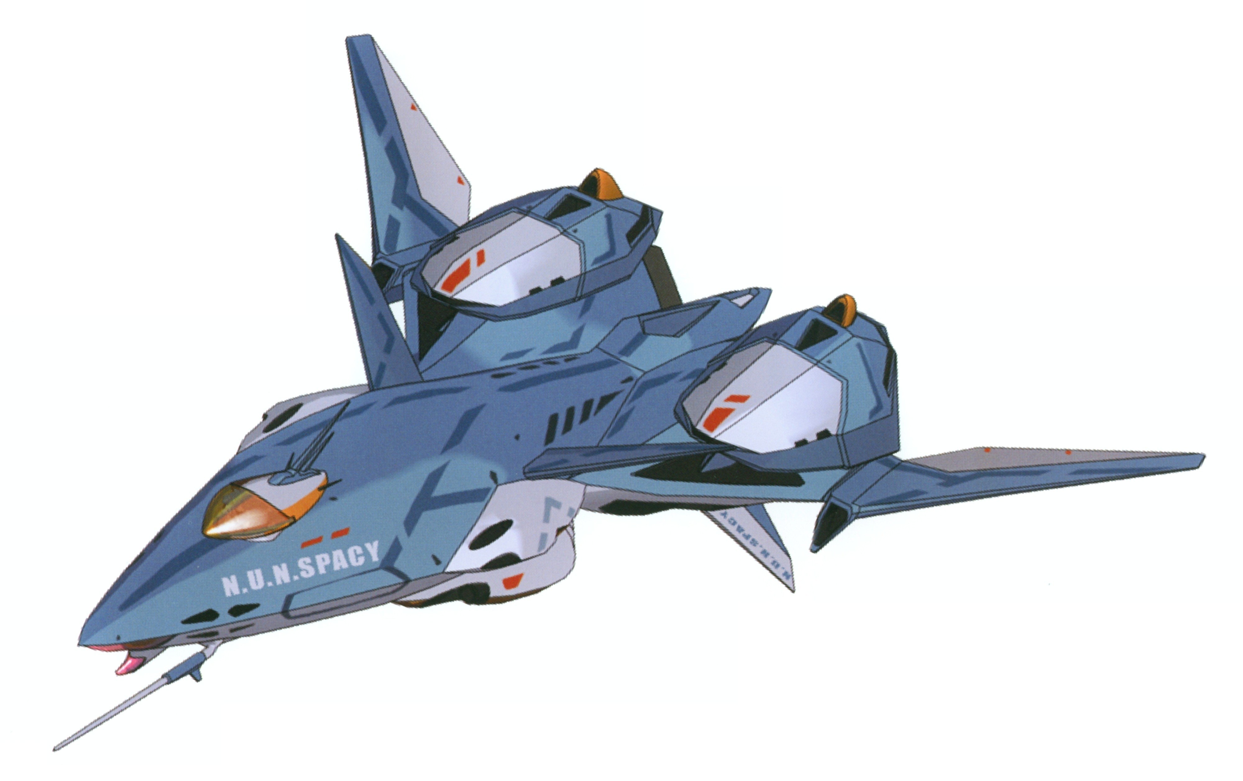 blue futuristic fighter jet