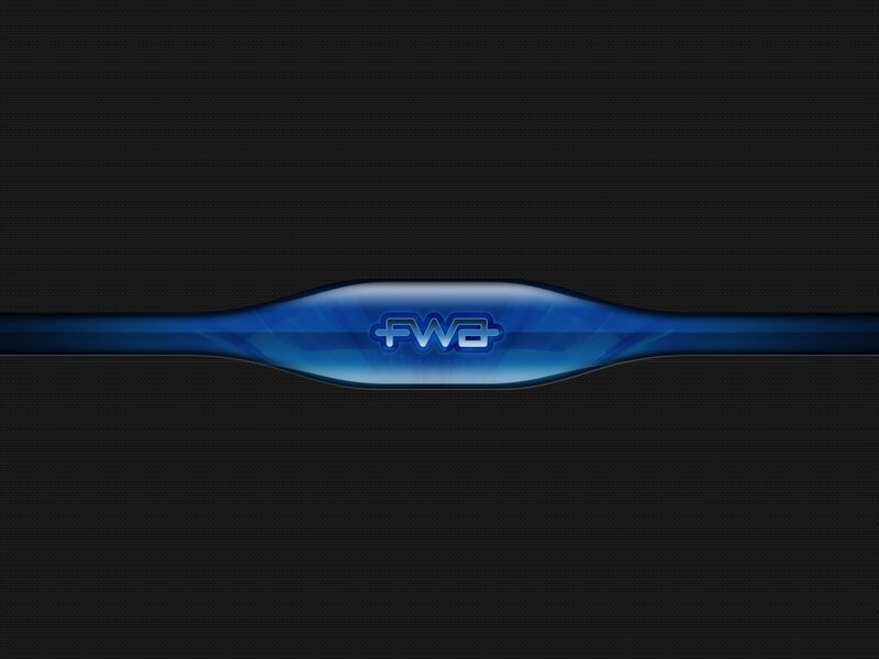 blue fwa logo on dark background