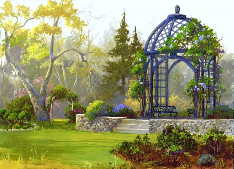 Blue Garden Gazebo
