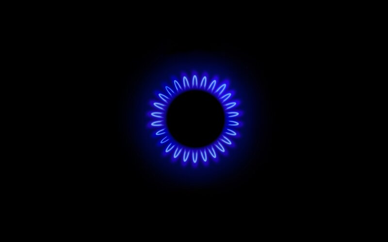 Blue Gas Flame Ring