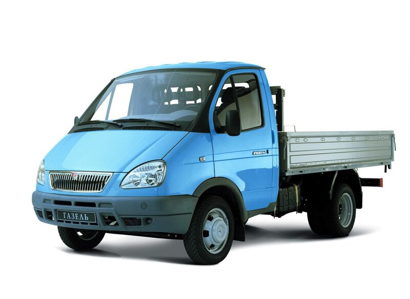 Blue GAZELLE truck