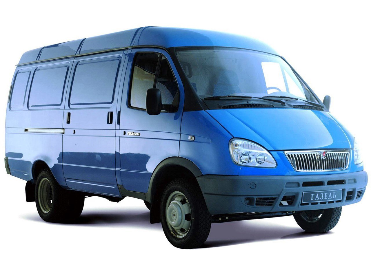 Blue GAZelle van