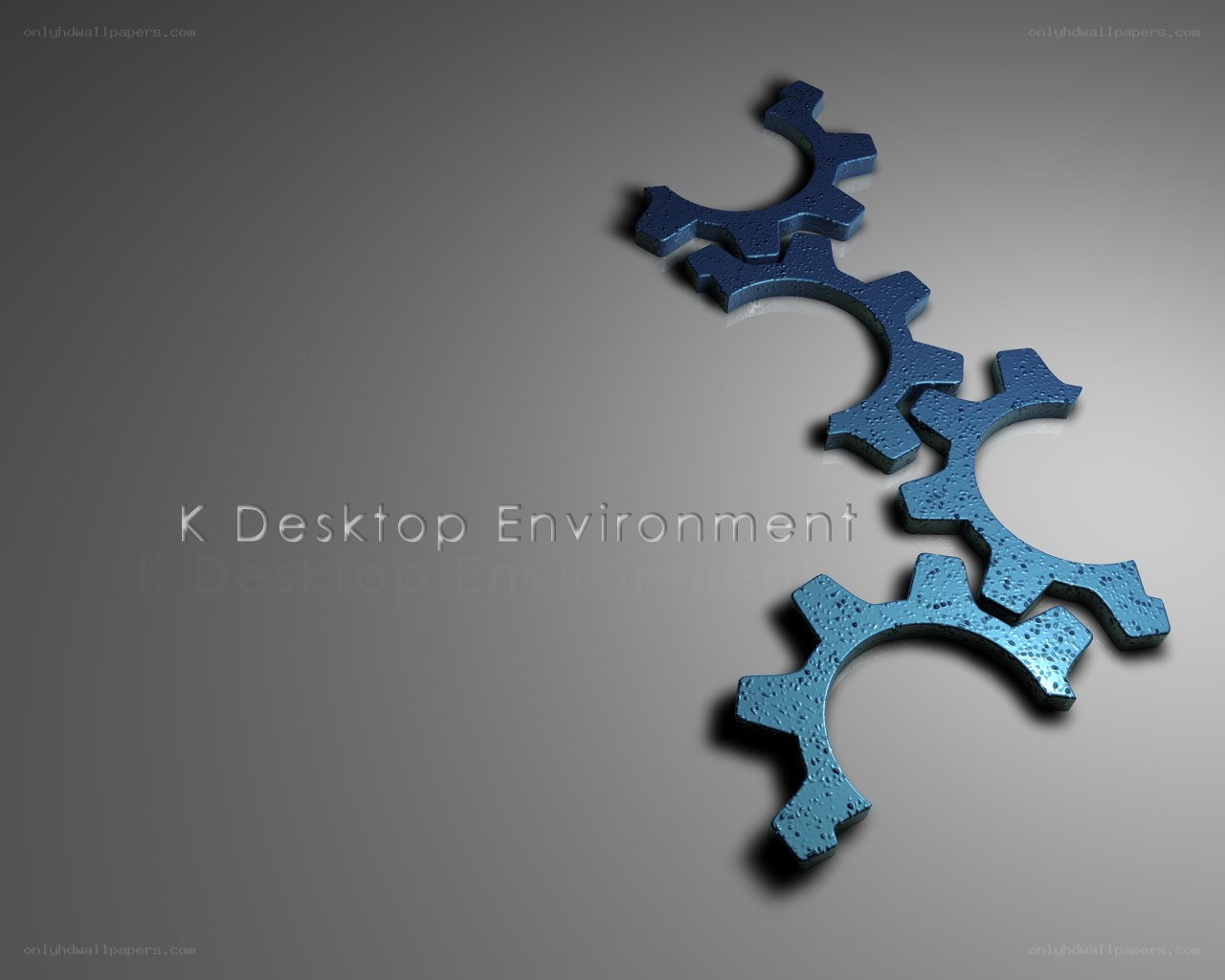 blue gears in motion