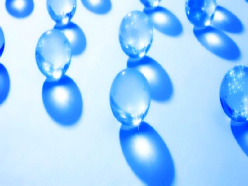 Blue Gel Capsules