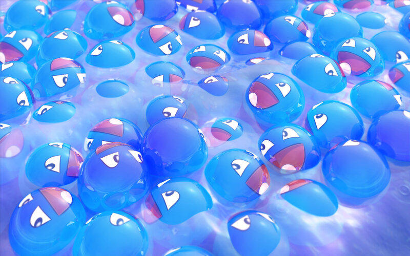 Blue Gelatinous Creatures