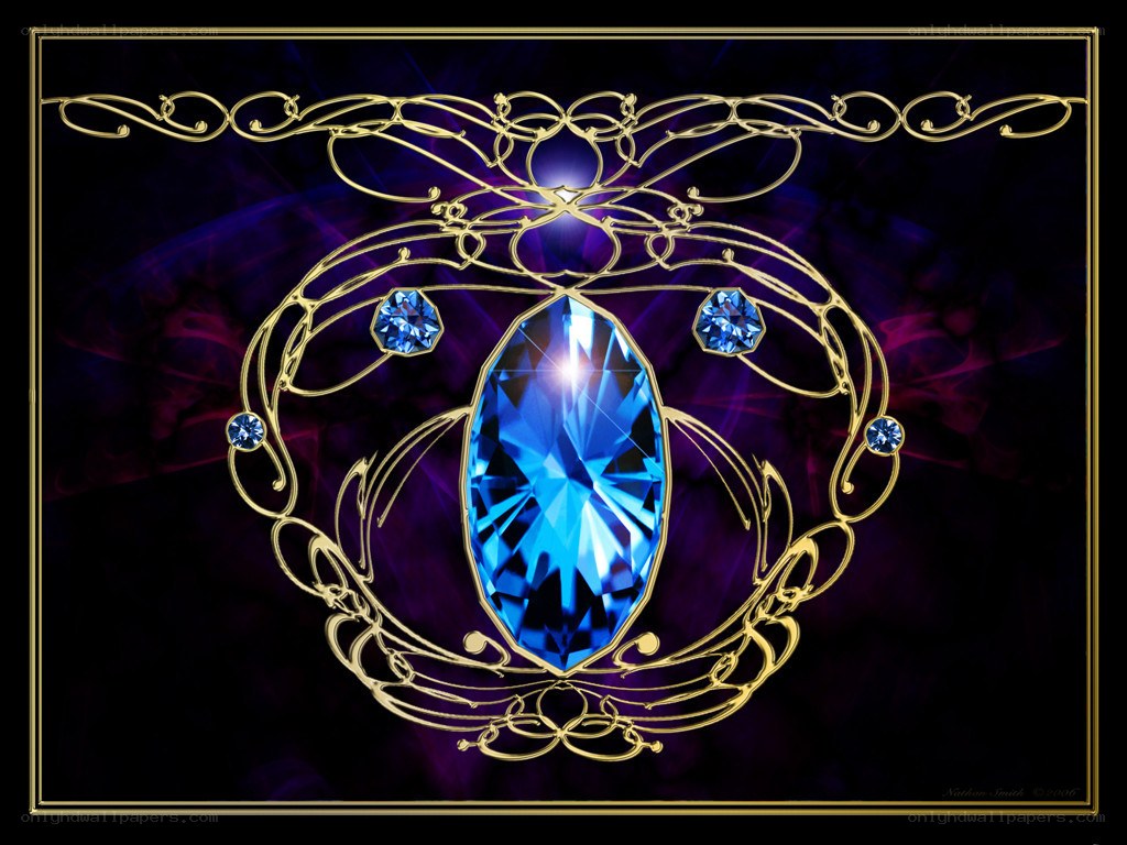 blue gemstone jewelry design