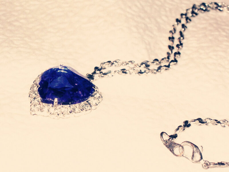 Blue Gemstone Pendant — Calm