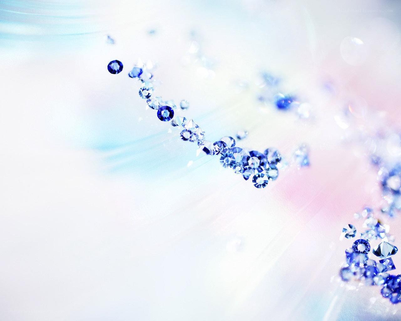 blue gemstones on soft background