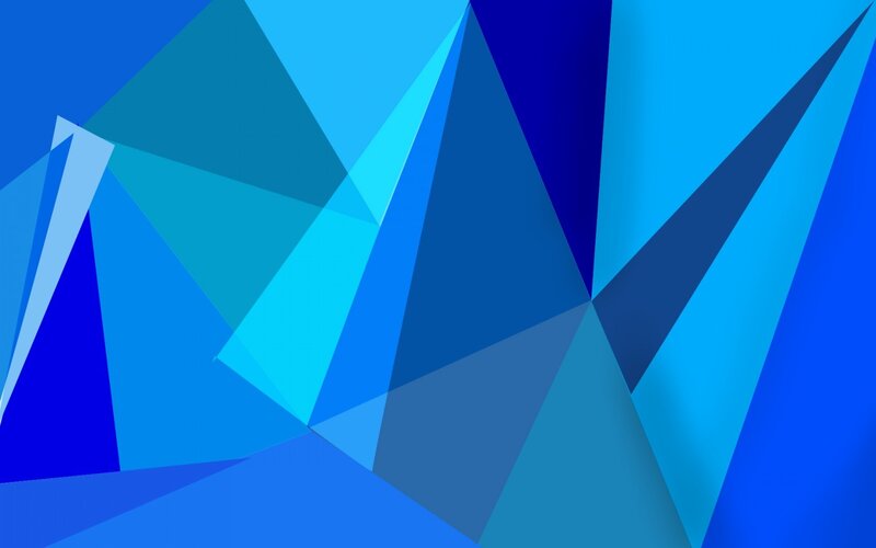 blue geometric abstract design