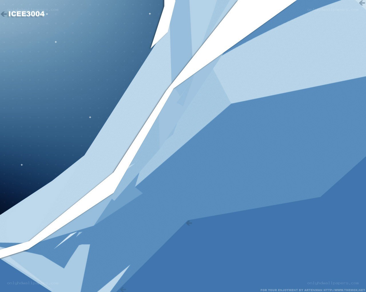blue geometric abstract design