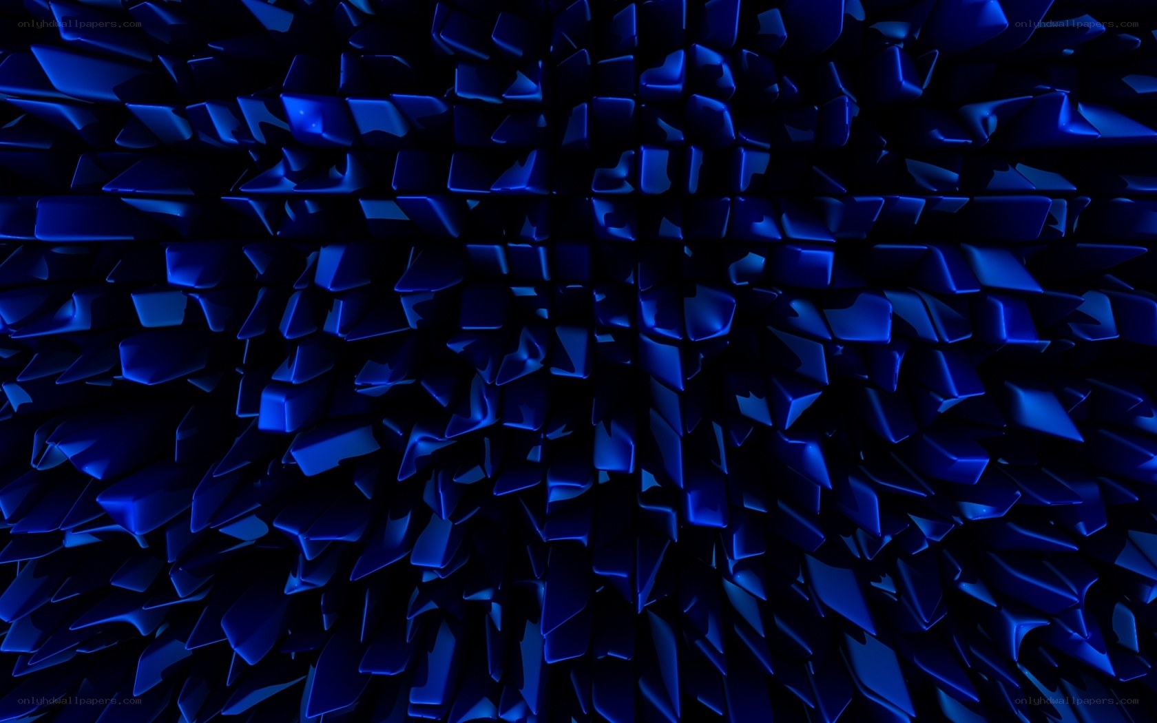 blue geometric abstract pattern