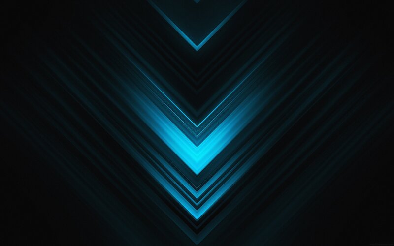 blue geometric light pattern
