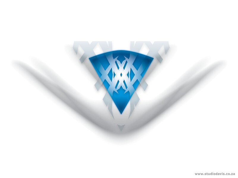 Blue Geometric Logo — Clean
