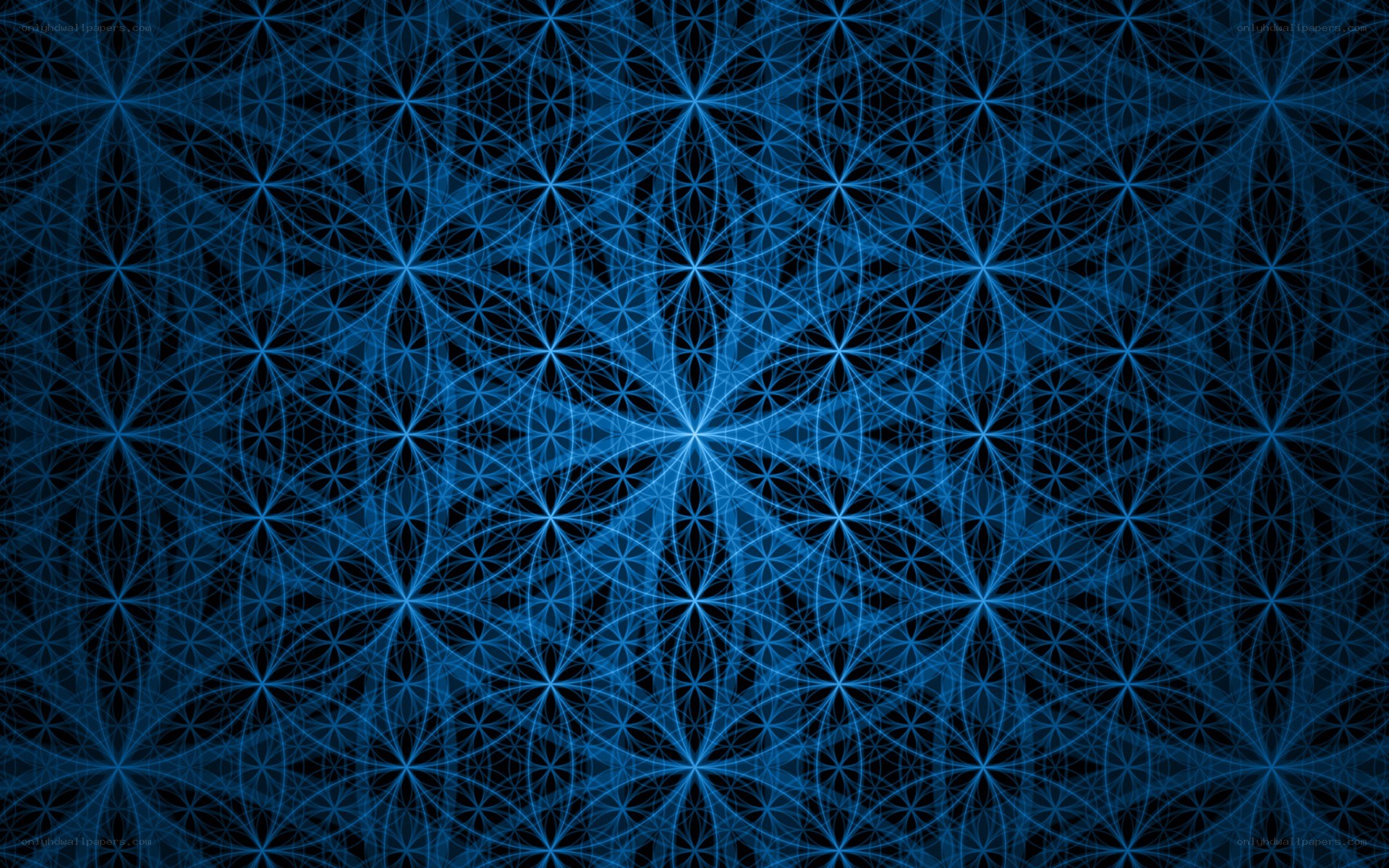 blue geometric pattern