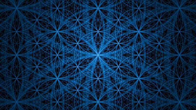 blue geometric pattern