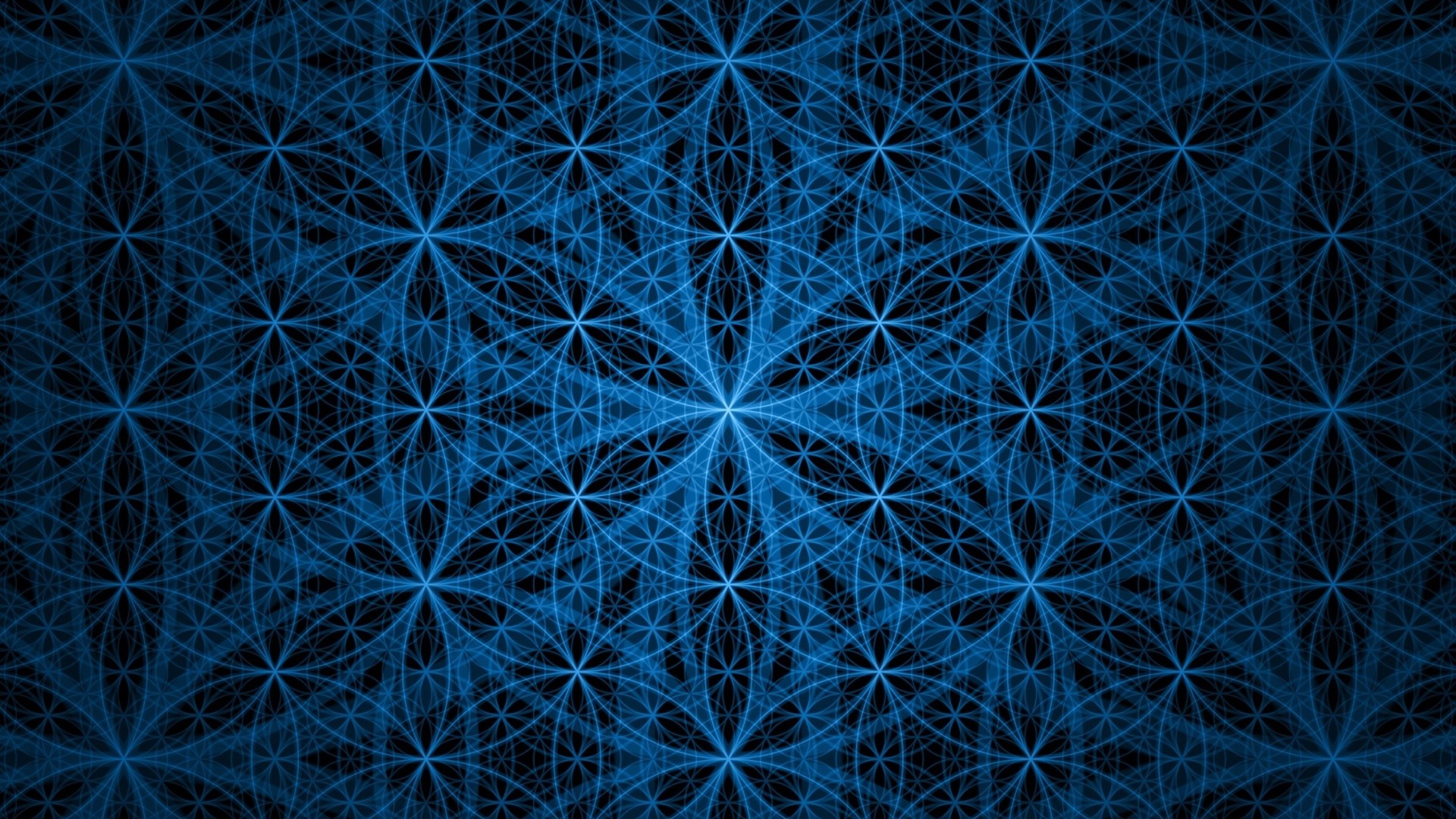 blue geometric pattern
