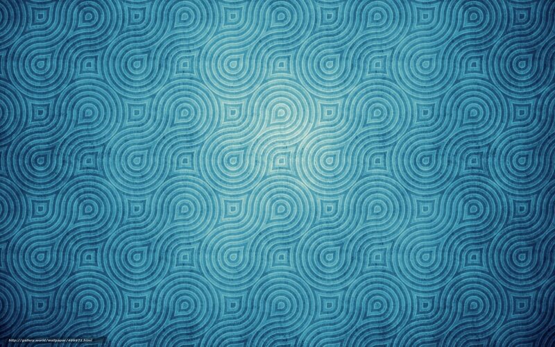 Blue Geometric Pattern — Calm, Abstract, Circles