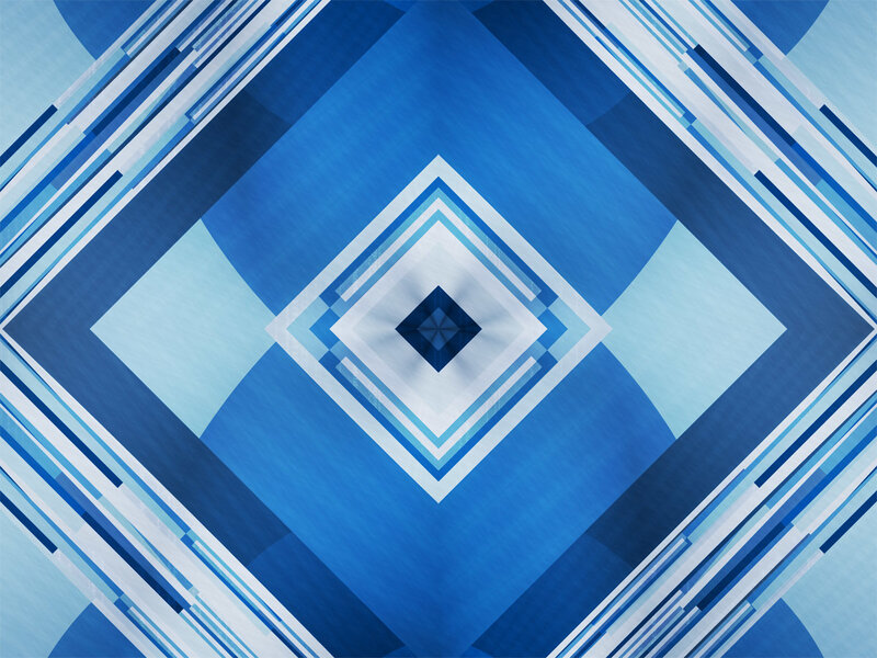 Blue Geometric Pattern — Calm, Abstract, Diamond Shape