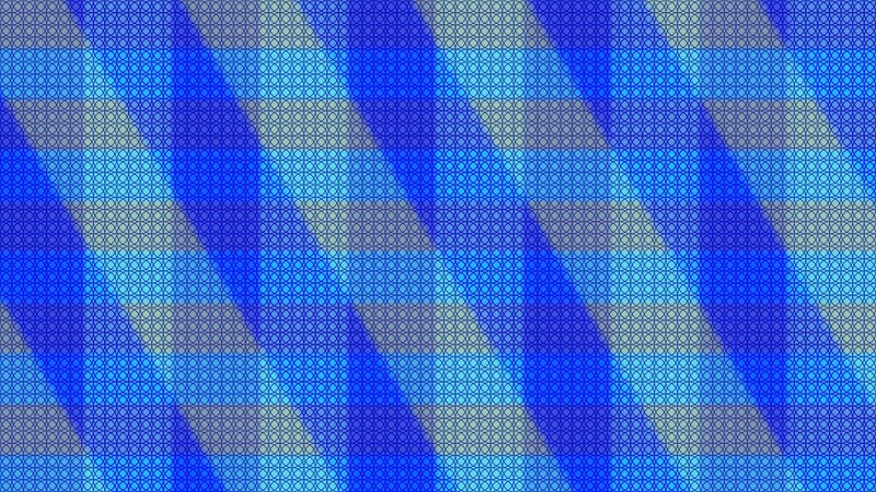 Blue Geometric Pattern — Calm, Abstract, Grid