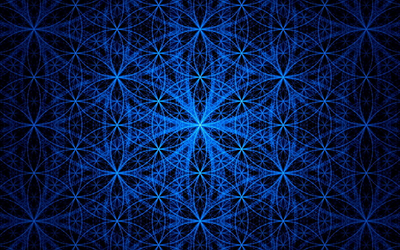 Blue Geometric Pattern — Calm, Abstract, Lines
