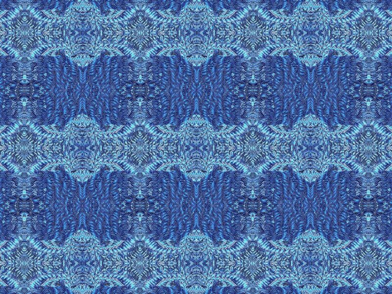 Blue Geometric Pattern — Calm, Abstract, Symmetry, Texture