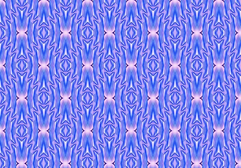 Blue Geometric Pattern — Calm, Abstract, Symmetry
