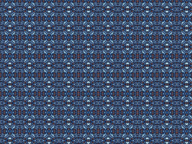 Blue Geometric Pattern — Calm