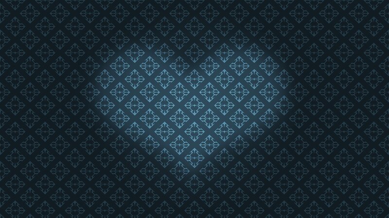 Blue Geometric Pattern — Dark, Abstract