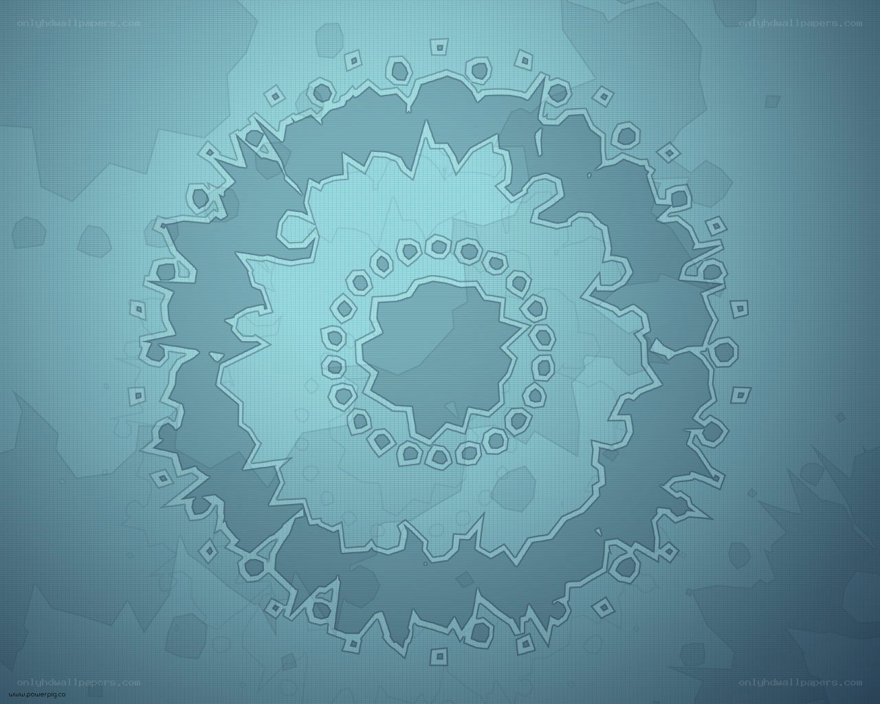 blue geometric pattern design
