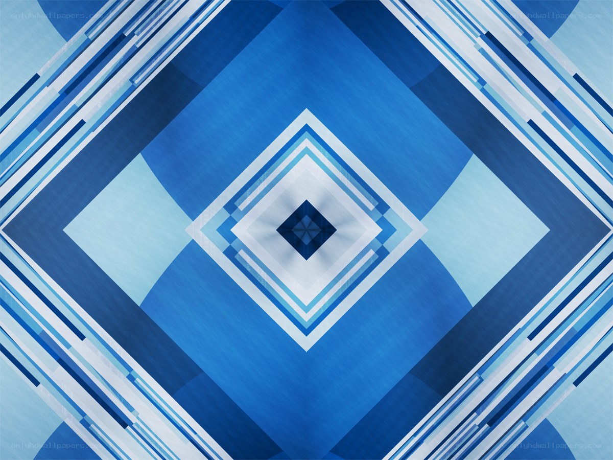 Blue geometric pattern design