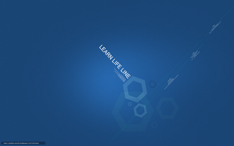Blue Geometric Pattern — Minimalist, Digital Art