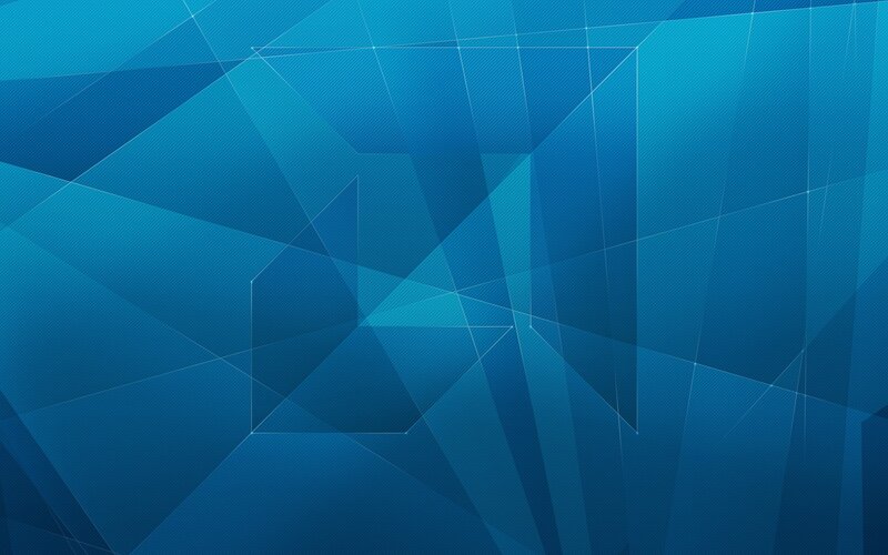 Blue Geometric Pattern — Shapes