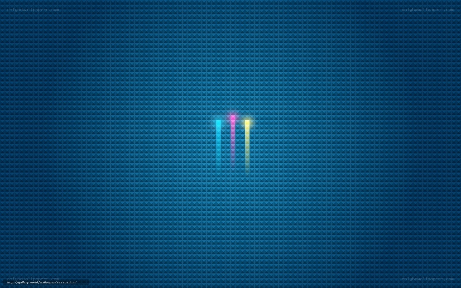blue geometric pattern with glowing lines